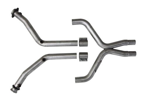 Bbk performance 18140 high-flow full x-pipe assembly fits 11-14 mustang
