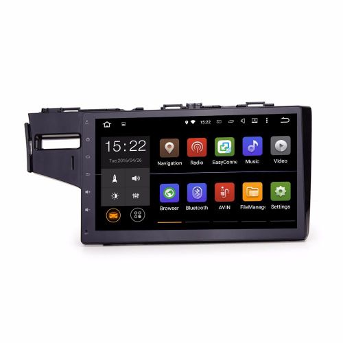 Quad core android 5.1 car gps player for honda fit jazz 2014 2015 mirror link bt