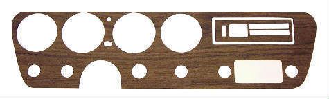 1966 gto lemans wood dash insert, w/o air