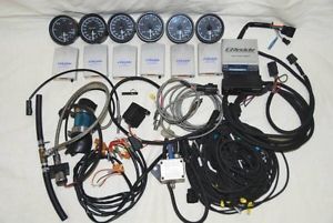 Genuine greddy trust 60mm gauge set of 6 + boost controller hks defi