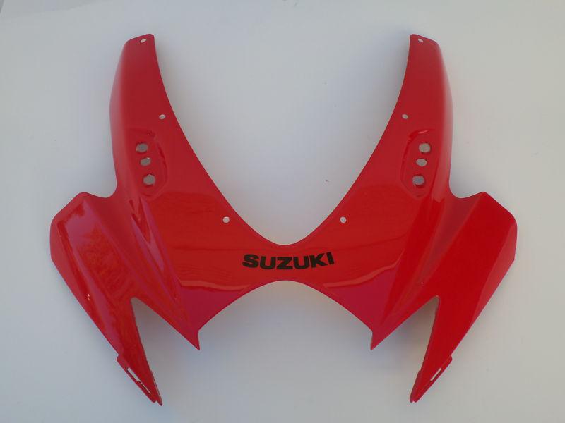 Suzuki gsxr 600/750  upper cowl front fairing 06-07 red 2006 2007