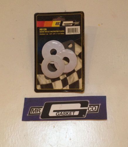 Mr. gasket water outlet restrictor plates  (kit)
