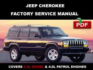 Jeep cherokee  1997 - 2001 factory oem service repair workshop fsm manual
