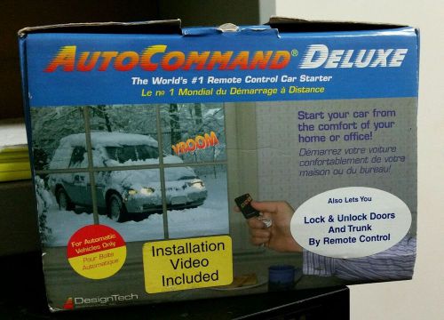 Autocommand deluxe remote control car starter by designtech international new