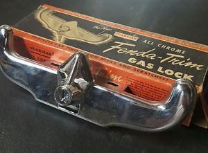 Vintage nos fenda trim accessory gas door lock