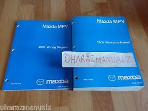 2006 mazda mvp service &amp; wiring diagrams manual