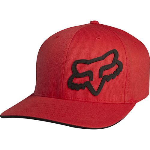 Fox racing signature flexfit hat red/black