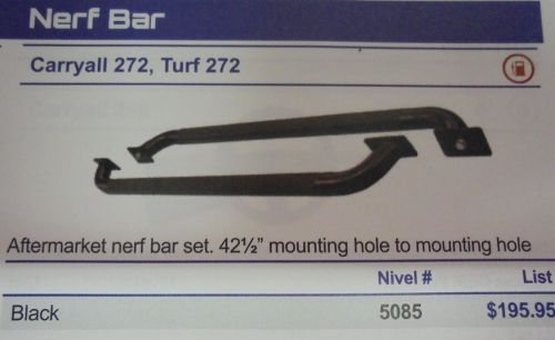 Club car golf cart nerf bar/step bar for carryall 272 set of 2