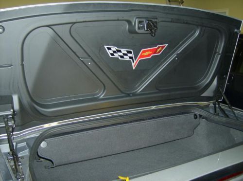 C6 2005-13 corvette convertible trunk lid logo decal