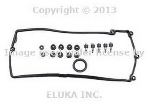 Bmw genuine engine cylinder head valve cover gasket set - cylinders 5-8 e53 e60