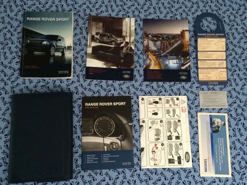 2012 land rover range rover sport owners manual w/ navi section oem set