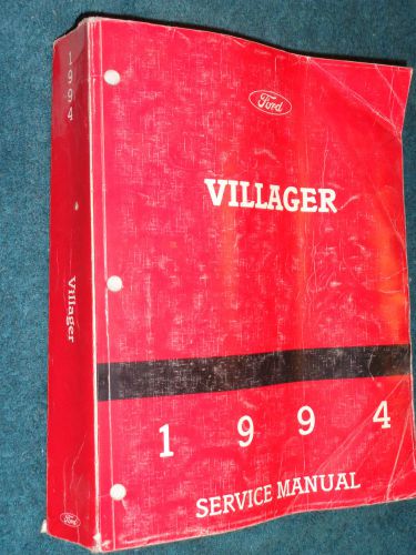 1994 mercury villager shop manual / original service book