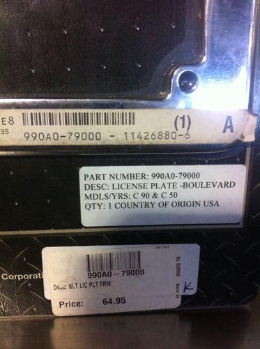 Suzuki boulevard c50/c90 license plate frame