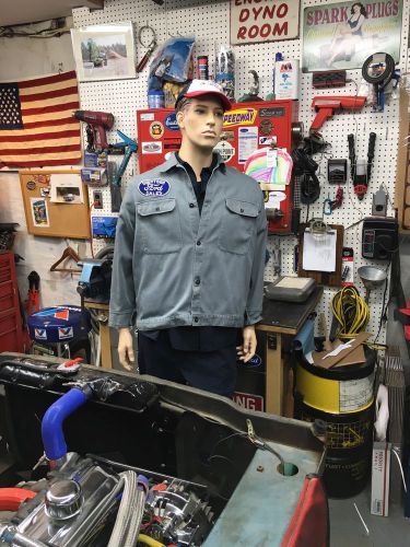 Vintage  ford dealer uniform yard jacket -  mechanic-rat rod - classic car
