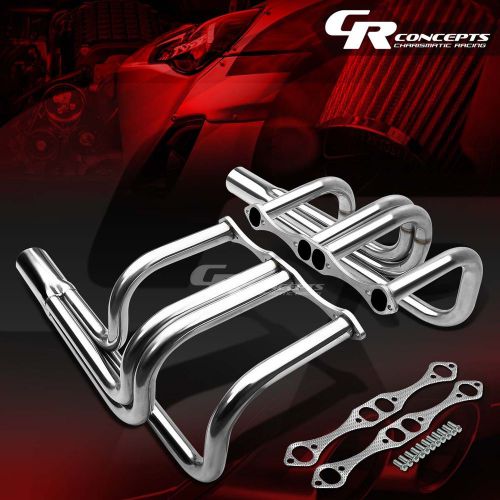 For chevy small block v8 t-bucket roadster exhaust manifold header+gaskets/bolts