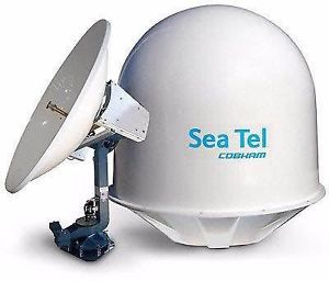Sea tel model 4006rz 36&#034; satellite broadband antenna with control unit, 3 axis