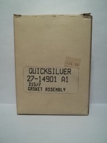 Quicksilver 27-14901 a1 gasket assy nos fits mcm 120 / 2.5l &amp; 140 / 3.0l / lx