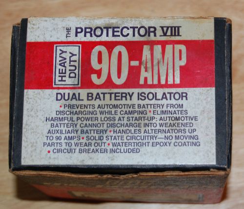 The protector 90 amp dual battery isolator- marine, rv, and car