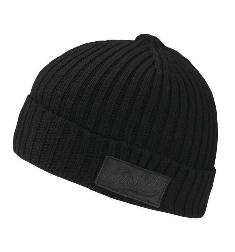100% stoddard barstow beanie black