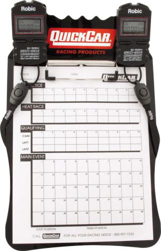 Quickcar racing products 51-052 clipboard timing system black