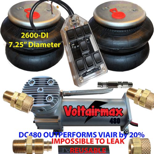 Buy AirRide Compressor DC480 Air Bag Suspension 22600 Air Springs kits