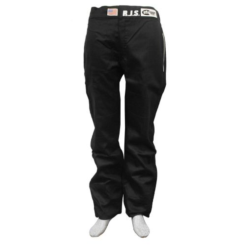 Fire suit sfi 3-2a/1 pants black 2x xxl rjs racing elite ama imsa scca rally car