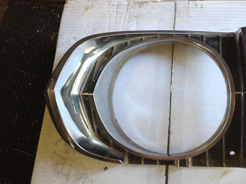 67 NOVA LEFT HEAD LIGHT BEZEL SS L79 , US $29.95, image 2
