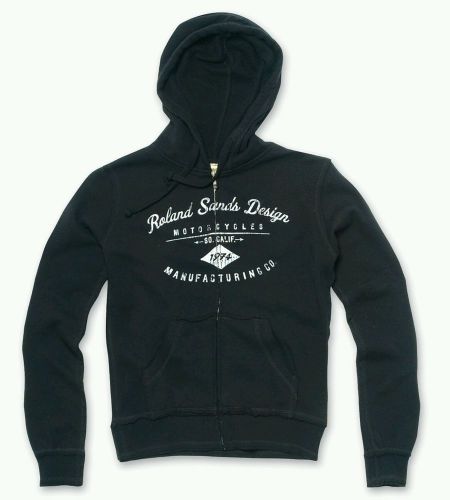 Roland sands design mfg. womens full zip hoodie