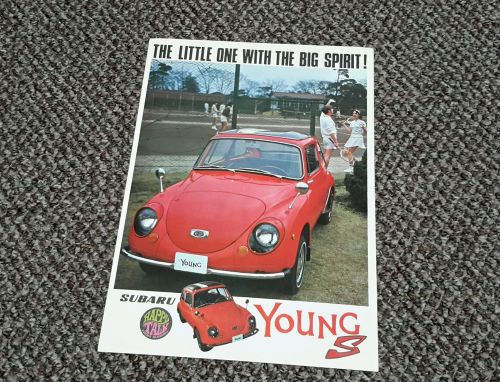 Subaru 360 micro subaru young s mint happy talk dealer brochure pamphlet