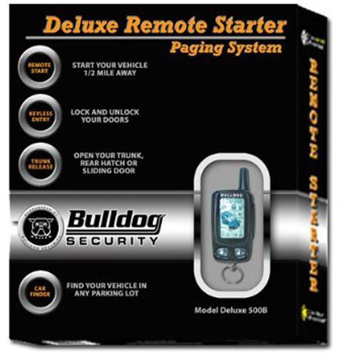 Bulldog deluxe remote start keyless entry auto ignition starter system kit 500b