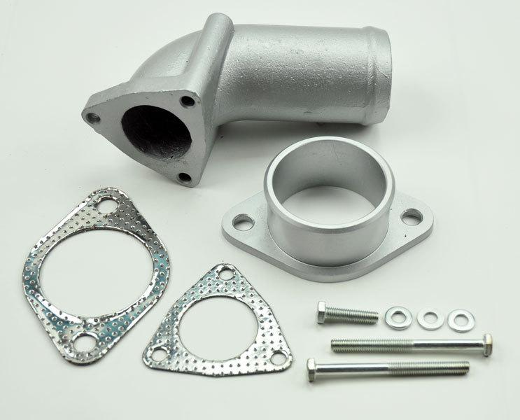 T25 t28 gt28 turbo charger inlet outlet j pipe set s13 s14 gaskets flange bolts