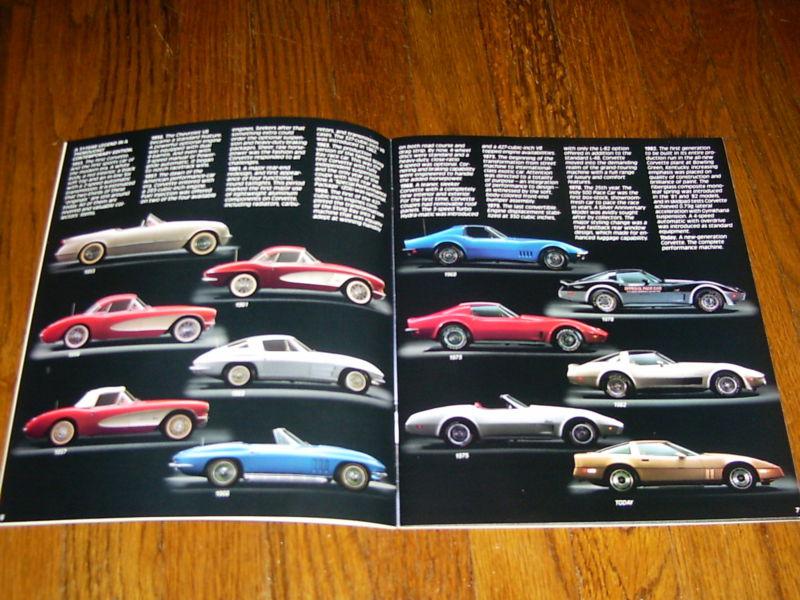 Brand new in original envelope - 1985 chevrolet corvette booklet - 56 pgs.