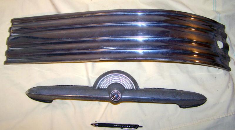 1951 pontiac silver streak trunk trim and assembly
