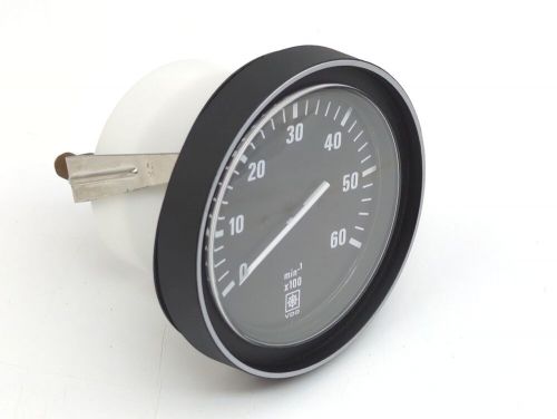 Vdo 430 006 blue line boat marine 3-3/8” (85mm) 6000 rpm 12/24v tachometer gauge