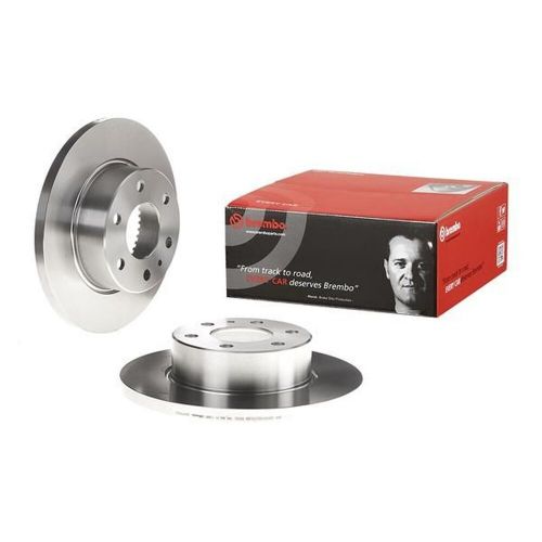 Brembo pair solid brake discs 08.9759.20 - fits iveco daily (iv) 6.06->