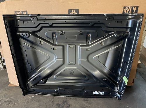 X1 oem mopar takeoff black hood assembly fits '18-'24 jeep wrangler &amp; gladiator