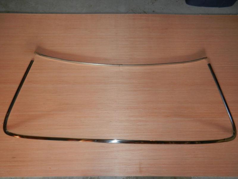 66/67 chevelle coupe front windshield trim 5 pcs.