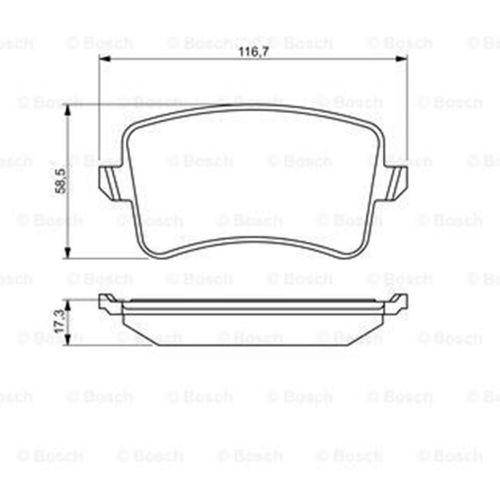Bosch rear brake pads fits: audi a4 a5 s4 s5 q5 - 0986494254 - bp2658 - uk stock