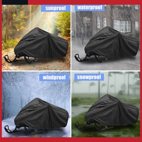 Universal Trailable Snowmobile Cover Dustproof Snowmobile Protector Pack of 1, US $46.79, image 3