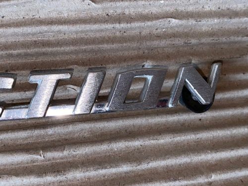 Fuel injection script badge for vw beetle 133853687 emblem