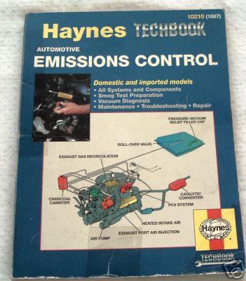 Haynes techbook automotive emissions control
