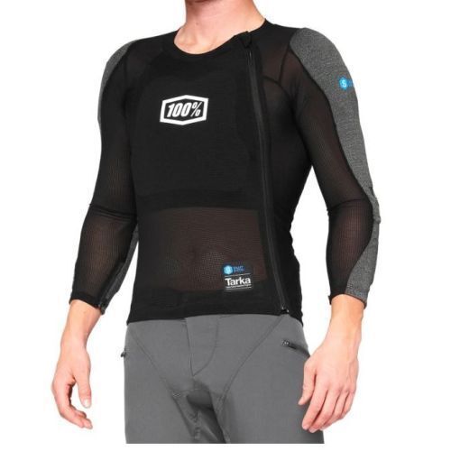 100 Percent 90411-001-12 Tarka Long Sleeve Mesh Top - Black, Large, US $224.10, image 2