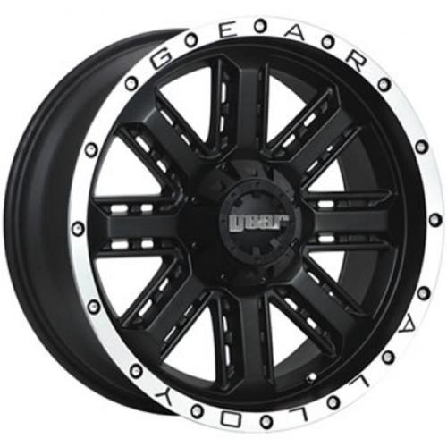 18" gear alloy nitro carbon black & 38x13.50x18 toyo open country mt wheels rims