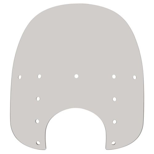 Fats windshield - 17" - 9" headlight cutout - solar - plastic mep3629