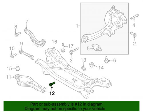 Genuine Ford Lower Control Arm Adjust Bolt CV6Z-5K978-A, US $14.52, image 4