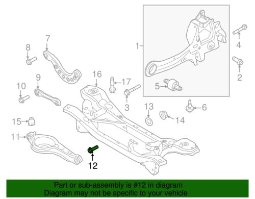 Genuine Ford Lower Control Arm Adjust Bolt CV6Z-5K978-A, US $14.52, image 5