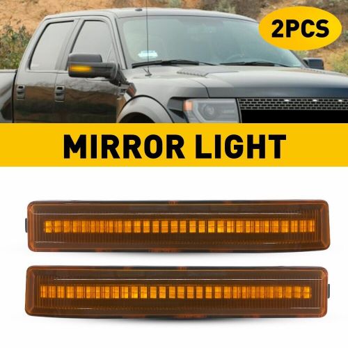 For 2009-14 Ford F-150 Raptor SVT Amber Side Mirror Sequential Signal Light 2x N, US $19.99, image 9