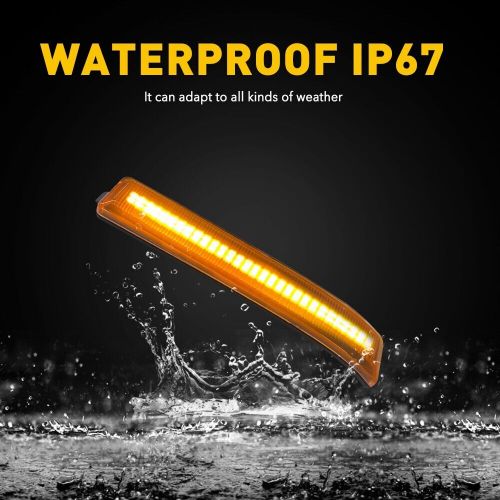 For 2009-14 Ford F-150 Raptor SVT Amber Side Mirror Sequential Signal Light 2x N, US $19.99, image 13