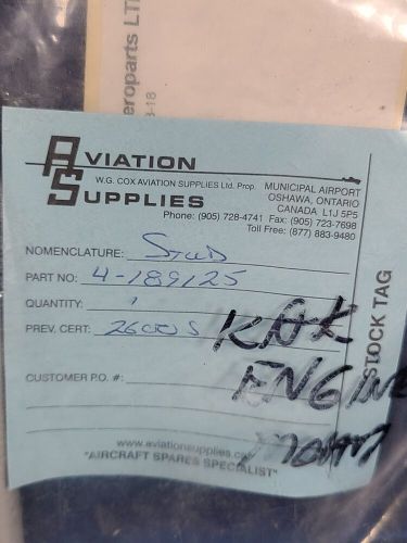 BEECHCRAFT STUD - ENGINE MOUNT B-18 P/N: 4-189125, C $50.00, image 4