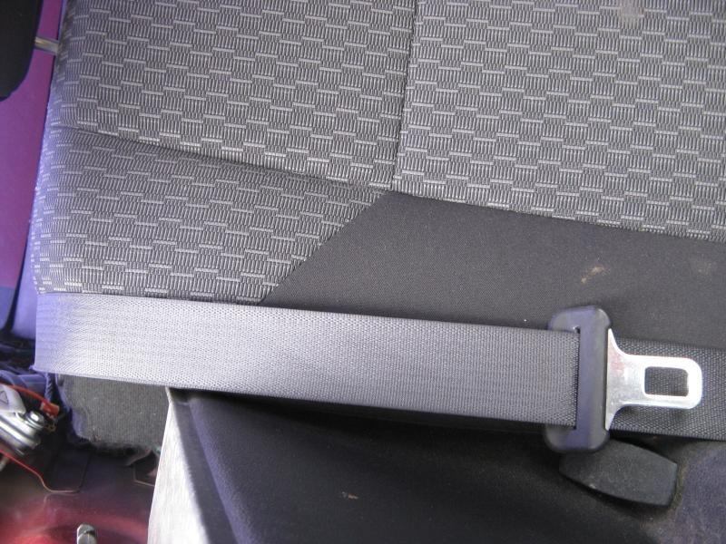 05 06 07 cobalt seat belt assembly rear back coupe left l. lh driver w retractor